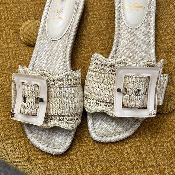 Sam Edelman Sandals Slide Mules with Buckle Size 7.5 EUC - Picture 5 of 5